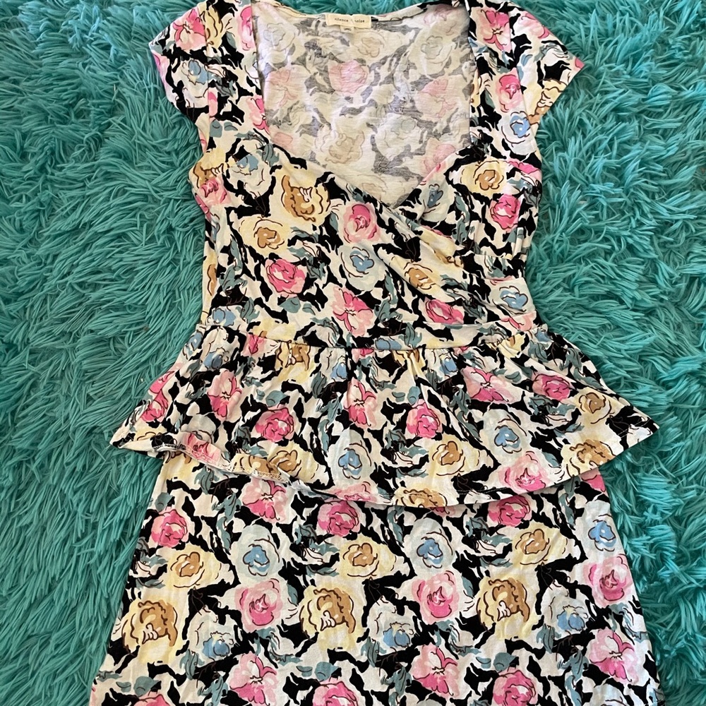 90’s style floral mini dress